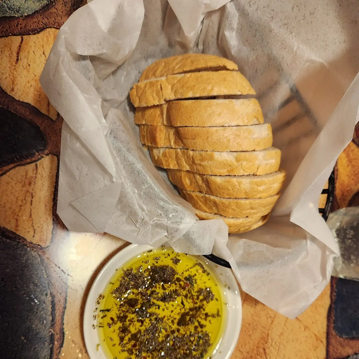 New Bread and Dipping Sauce Trio