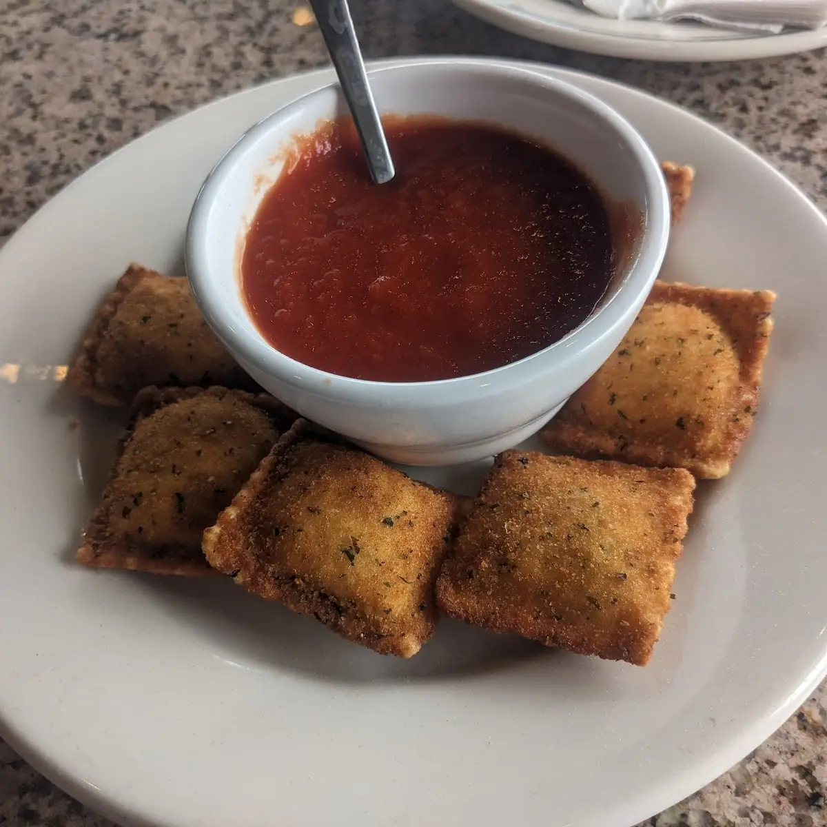 Toasted Ravioli with Sauce