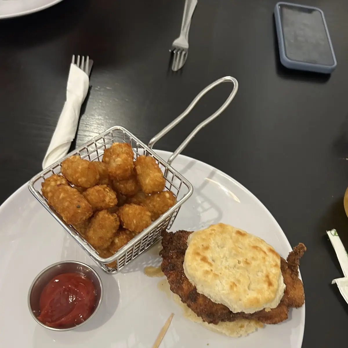 Hot Honey and Chicken Sandwich