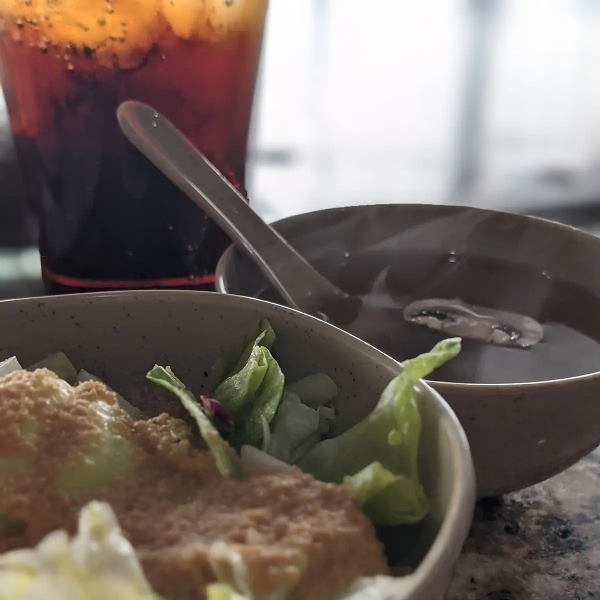 Miso Soup & Ginger Salad