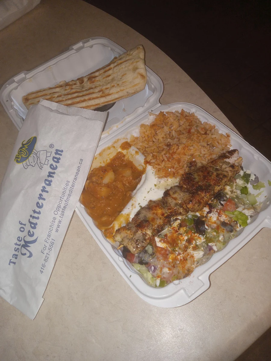 Chicken Shawarma Plate, Taste of Mediterranean
