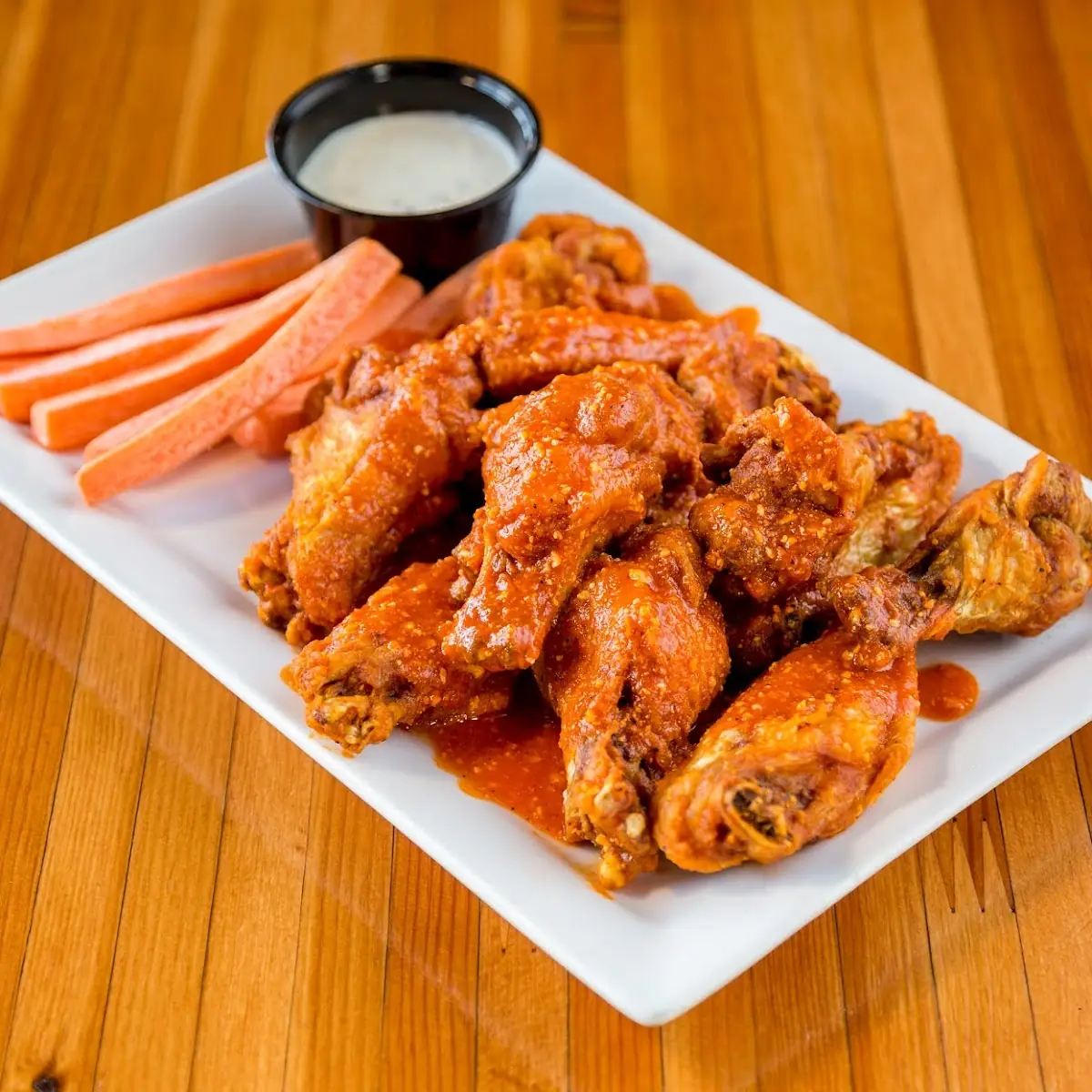 Chicken Wings with Pineapple BBQ Sauce