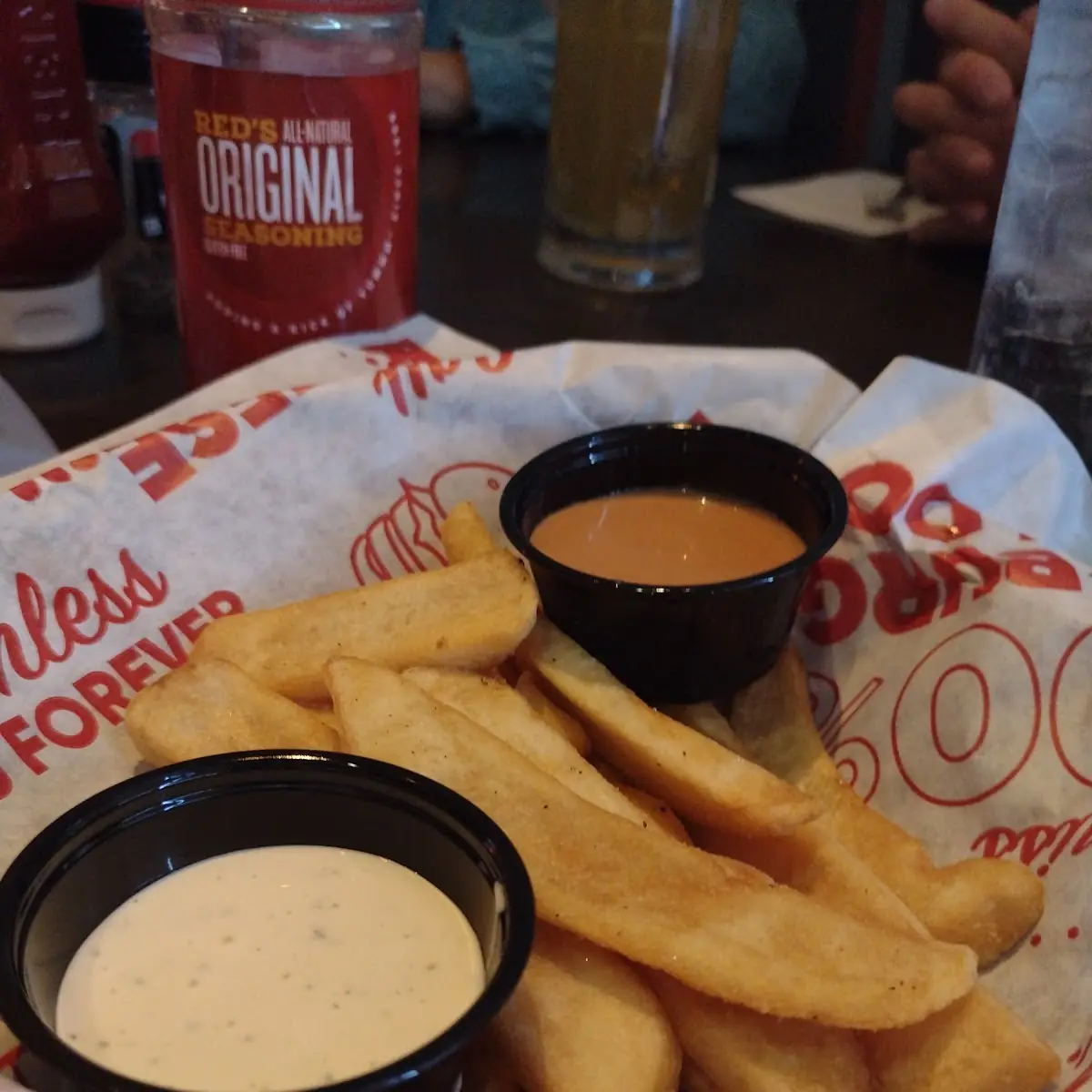Steak Fries with Cheese Sauce