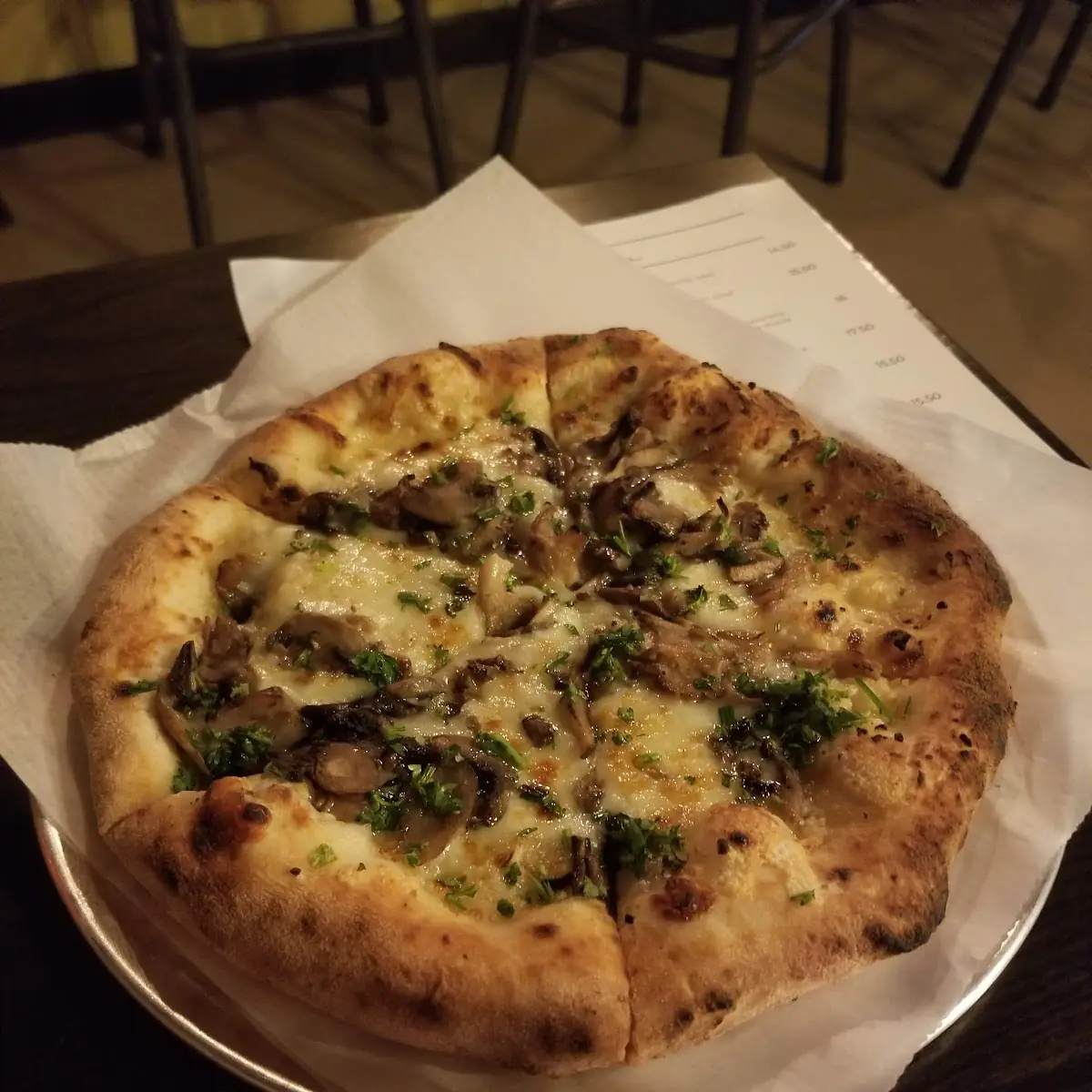 Three Mushroom Pizza