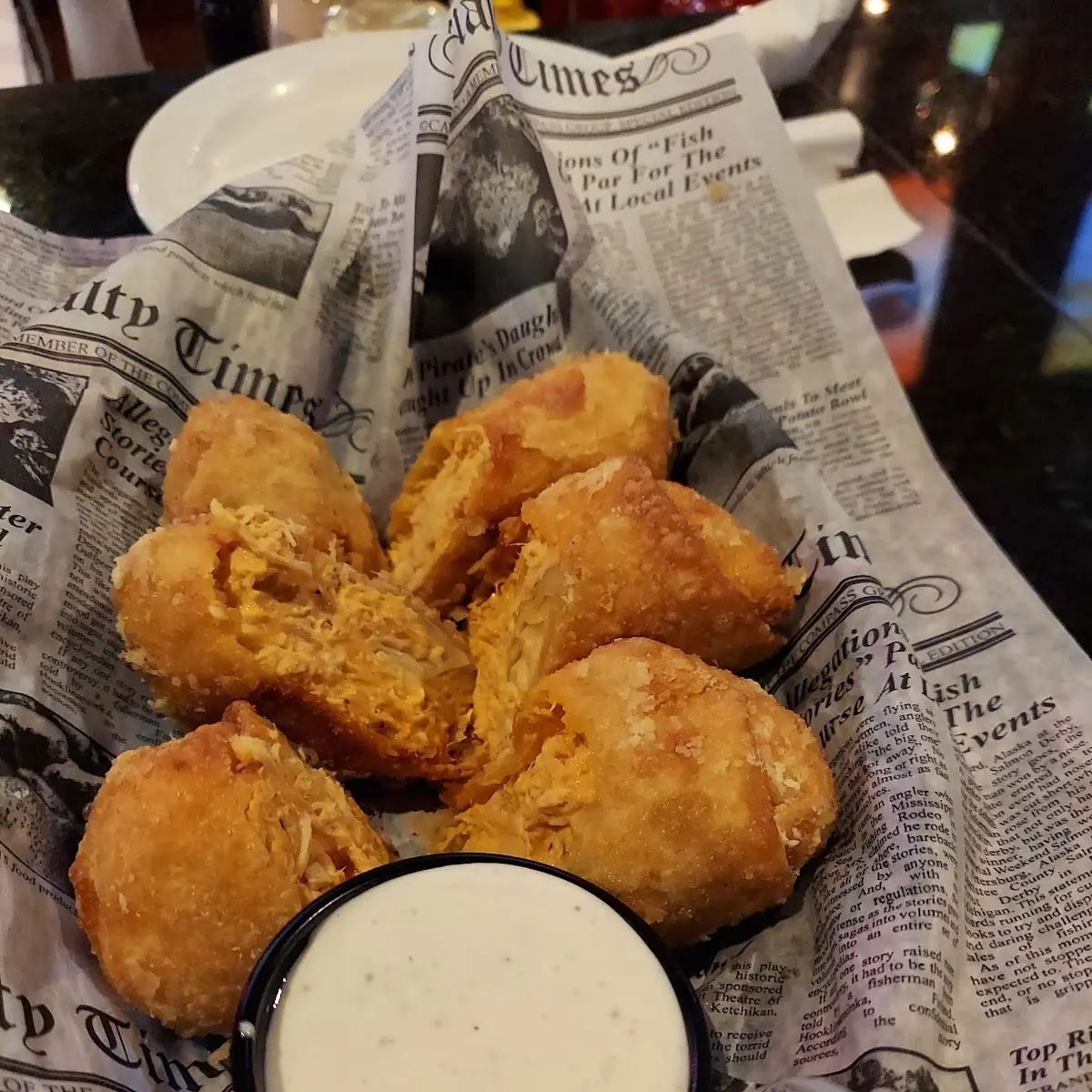 Buffalo Chicken Egg Roll