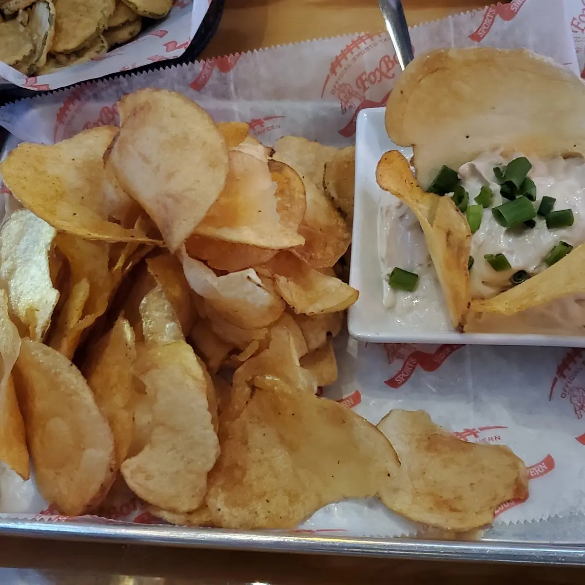 House Made Chips and Onion Dip