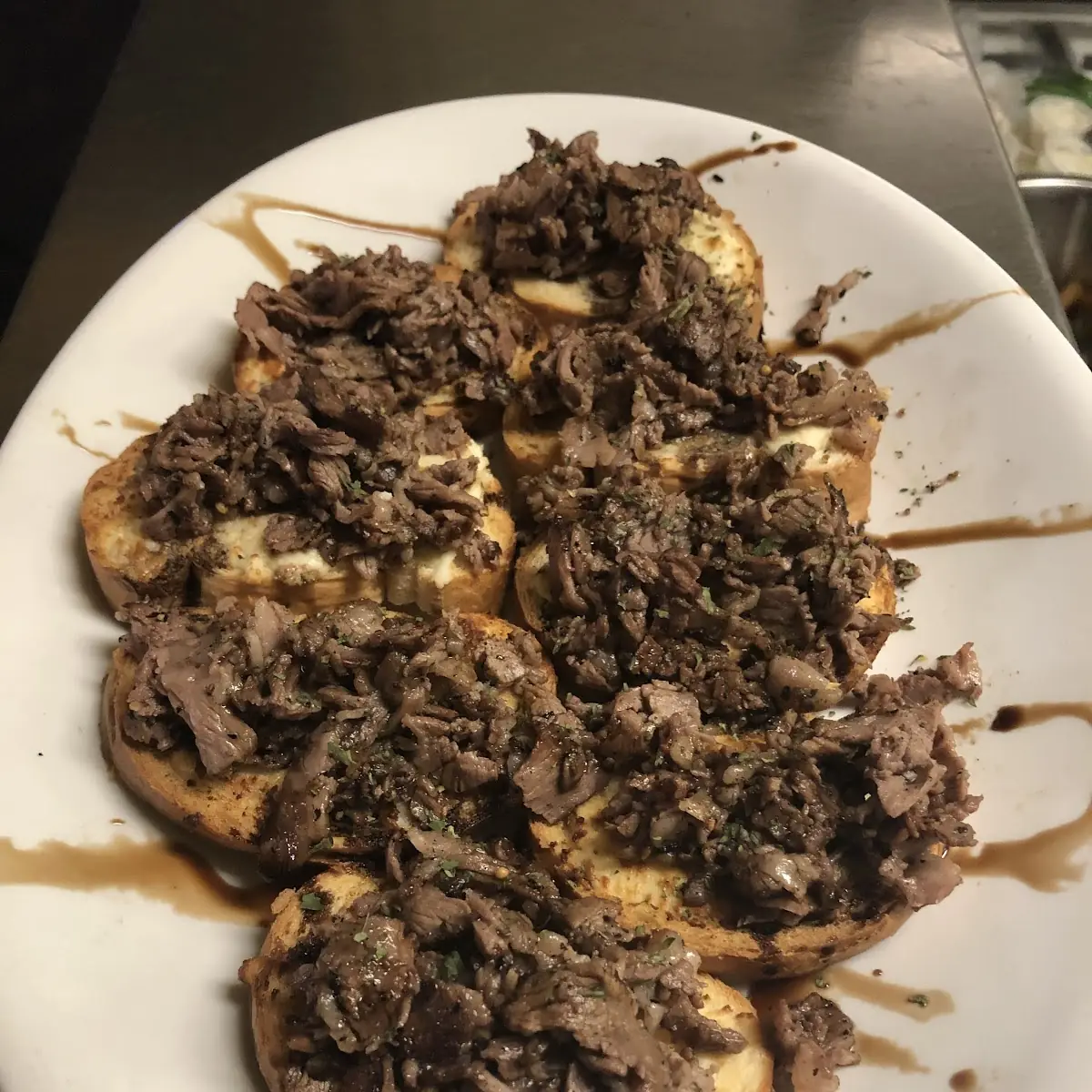 Open-Face Steak Sandwich