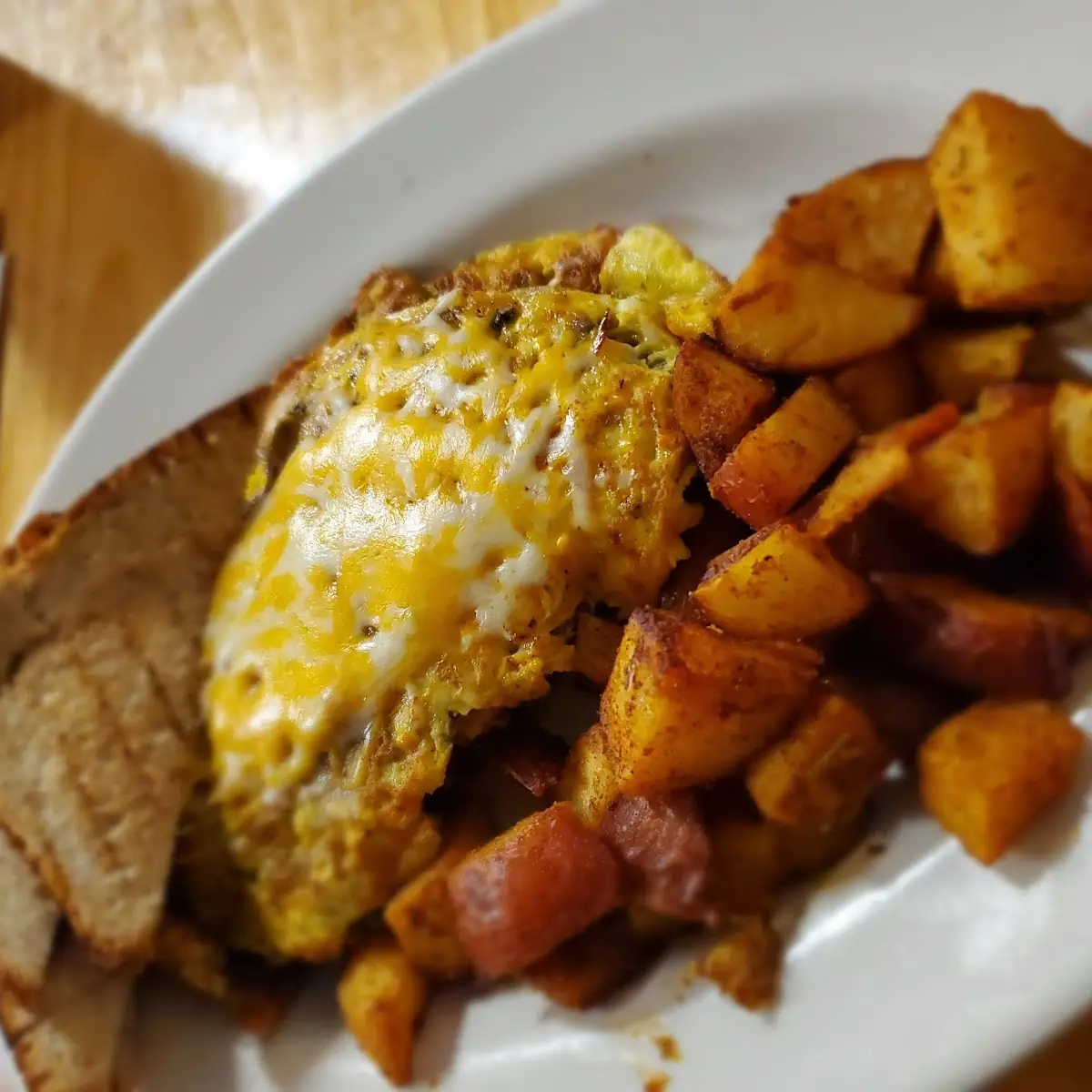 Cajun Chicken Omelet