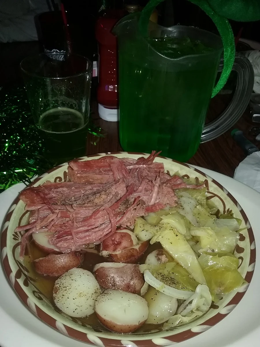 Green Beer and Corned Beef and Cabbage