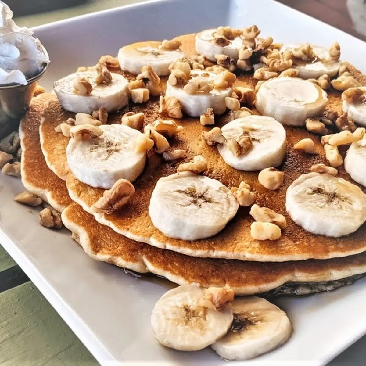 Caramel Banana Pancakes