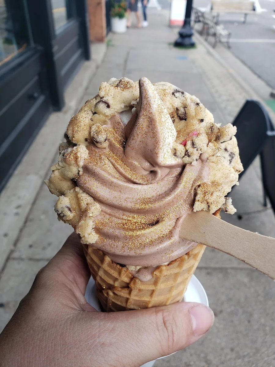 Cookie Dough Ice Cream Cone