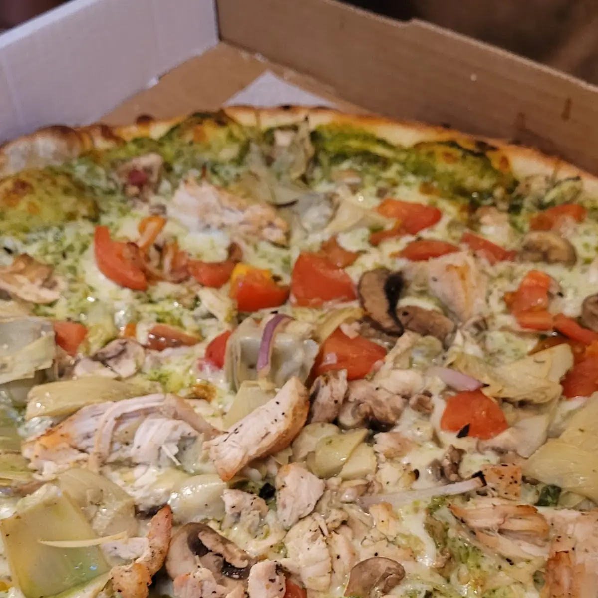 Chicken Pesto Pizza