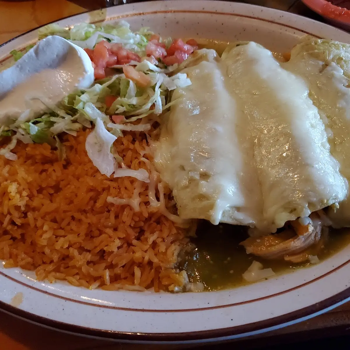 L11-Chile Verde Burrito (pork)