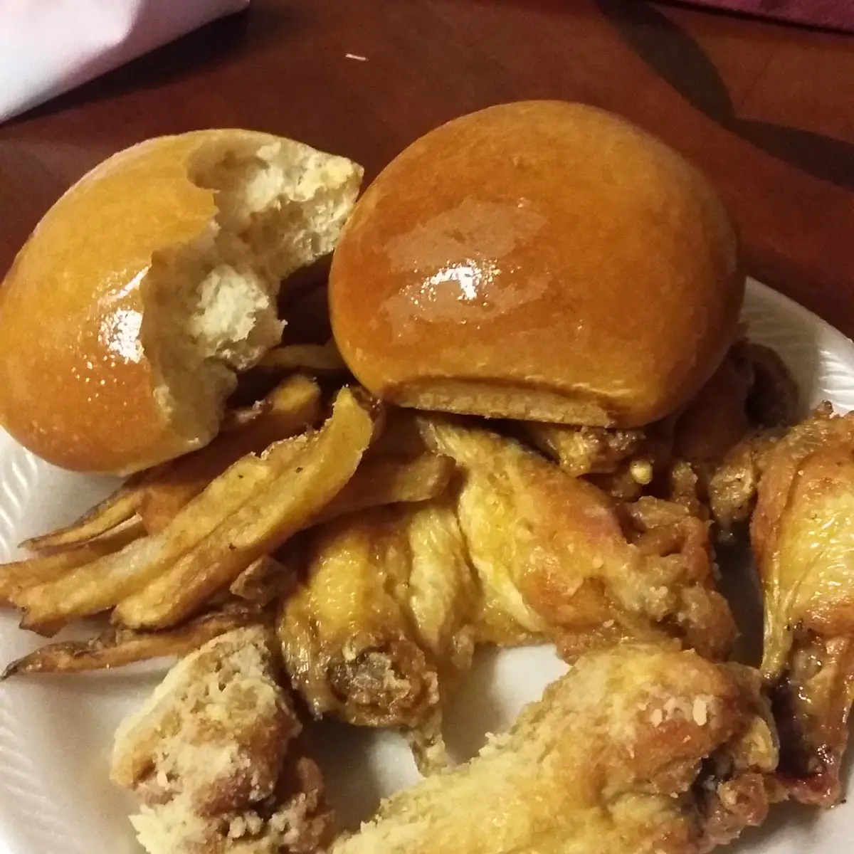 Wing Stop Lemon Pepper Chicken and Fries