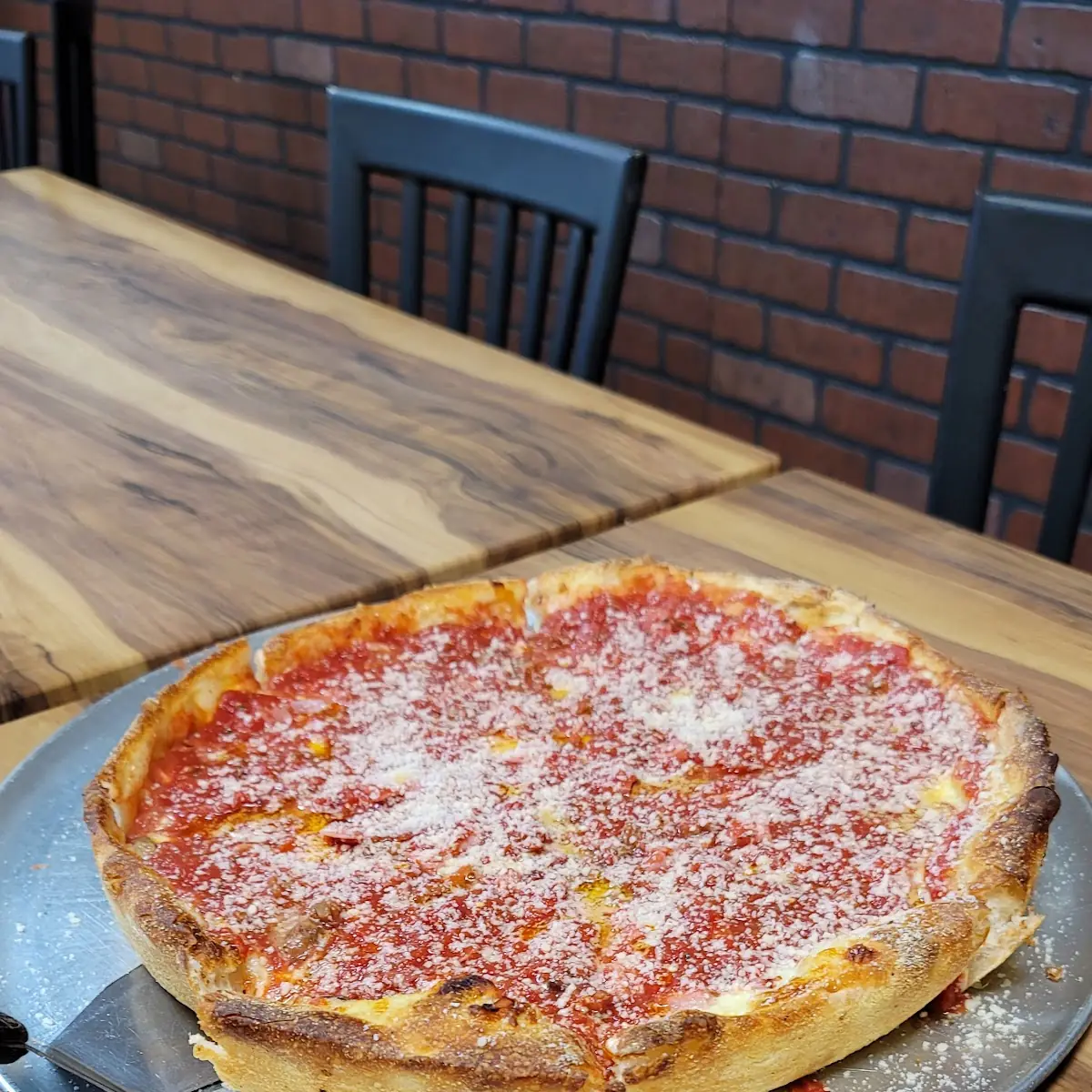Meat Lover's Chicago Style Deep Dish Pizza