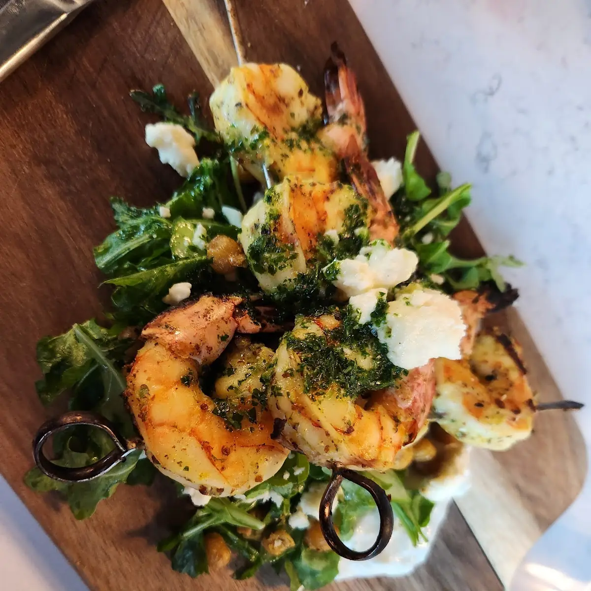 Shrimp Souvlaki