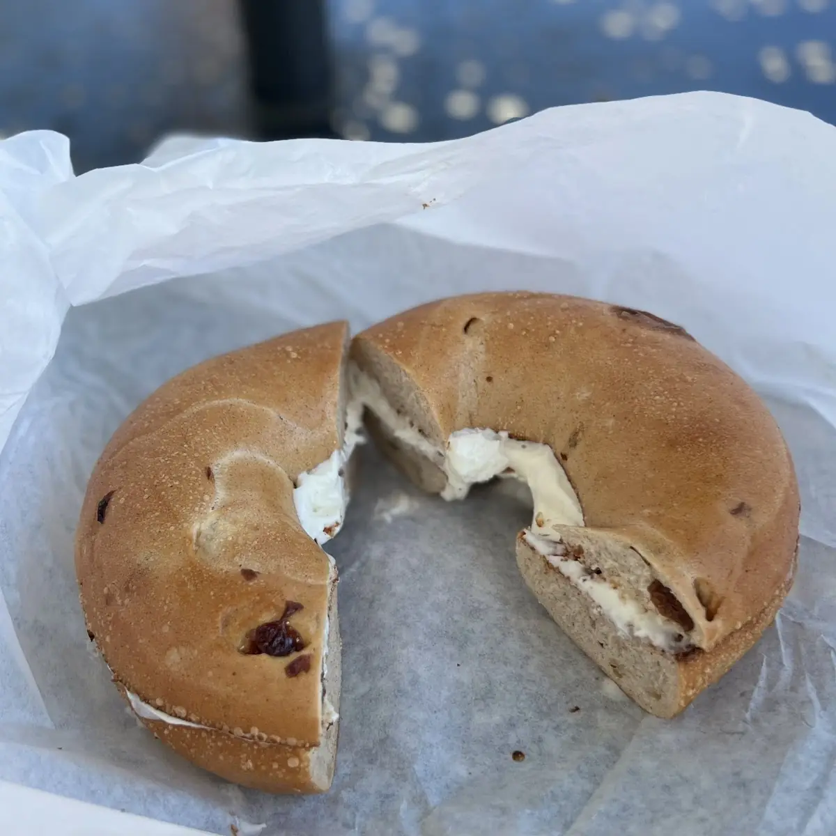 Cinnamon Raisin with Cream Cheese