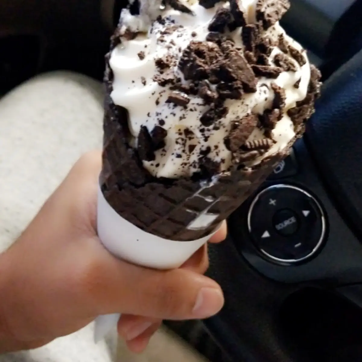 Sonic Blast Made with Oreo Cookie Pieces