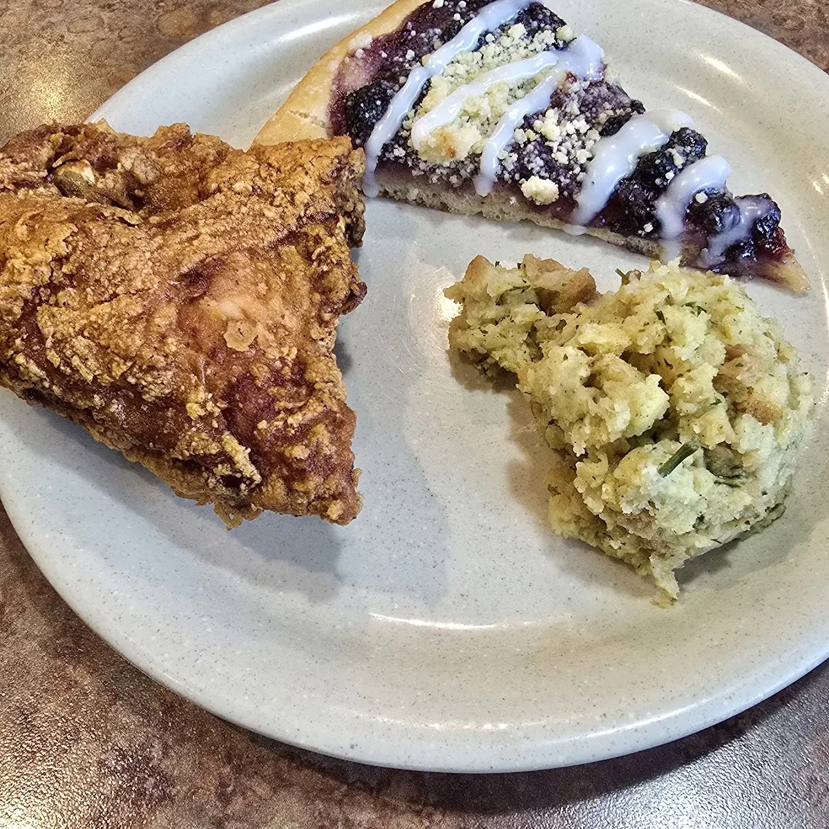 Fried Chicken and Stuffing