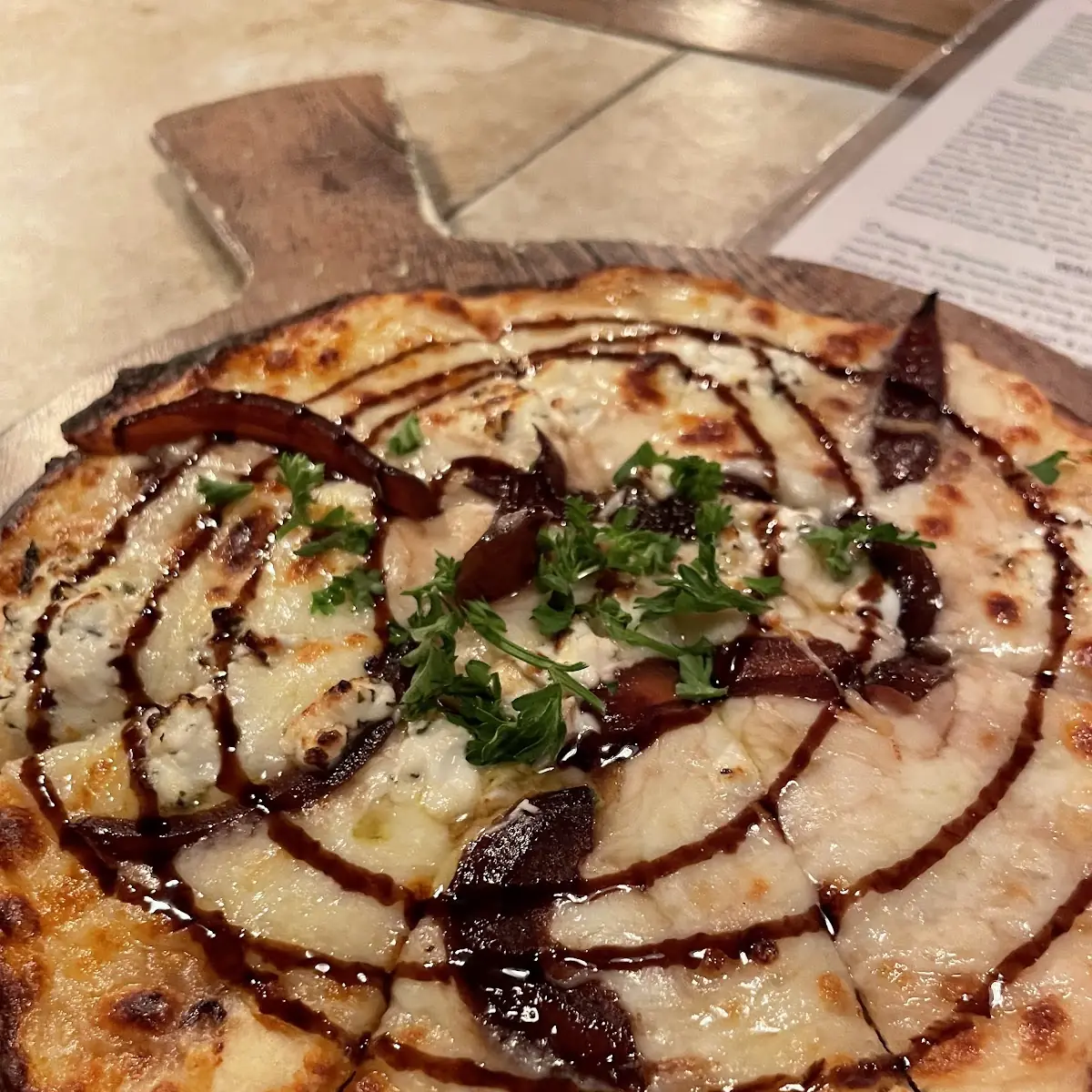Goat Cheese Pizza