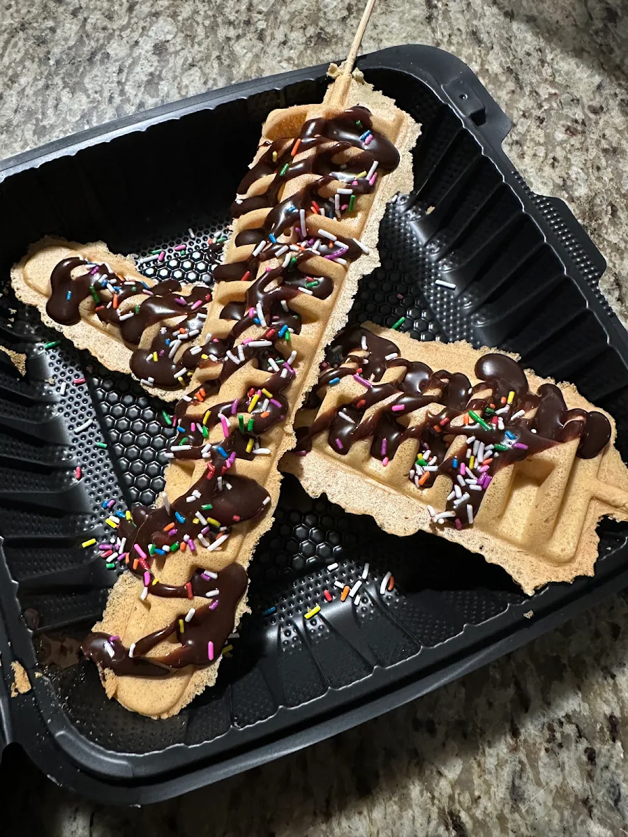 Waffle on a Stick
