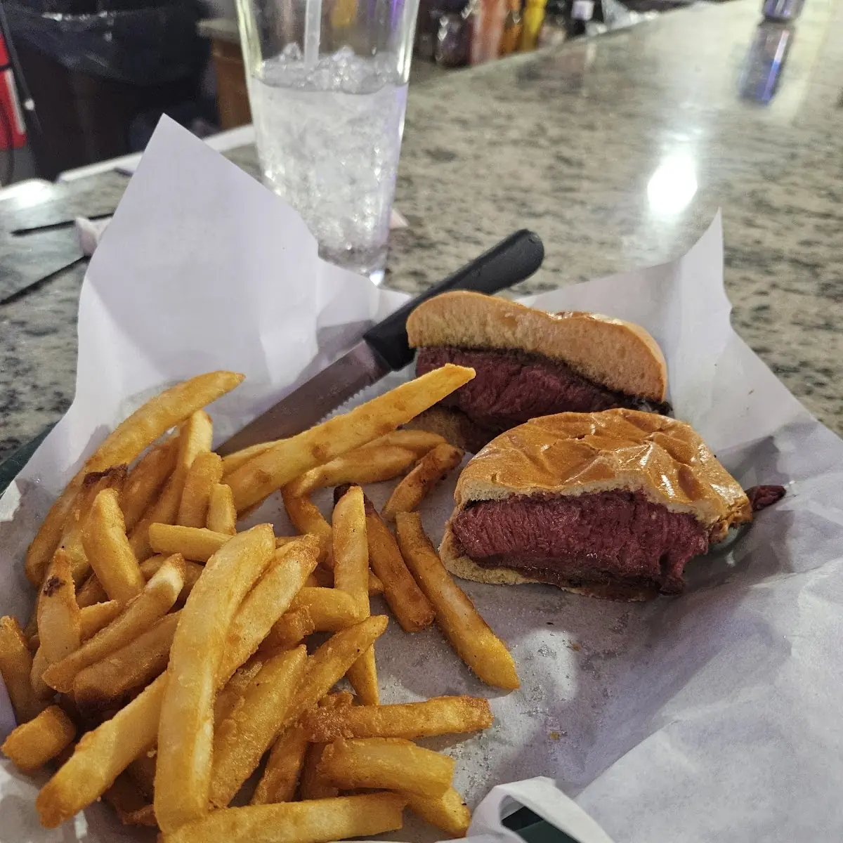 Flat Iron Steak Sandwich