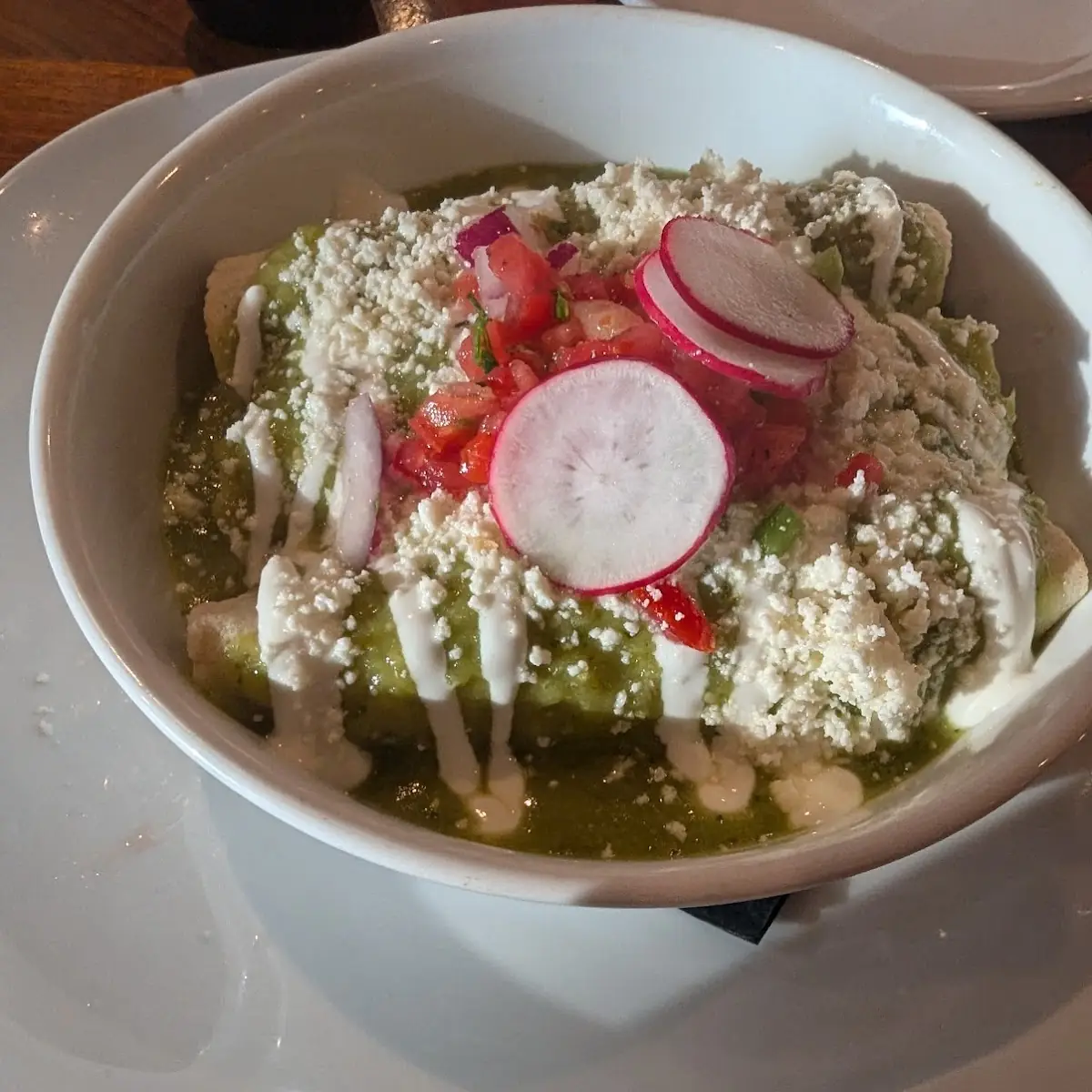 Spare Rib Enchiladas with Salsa Verde