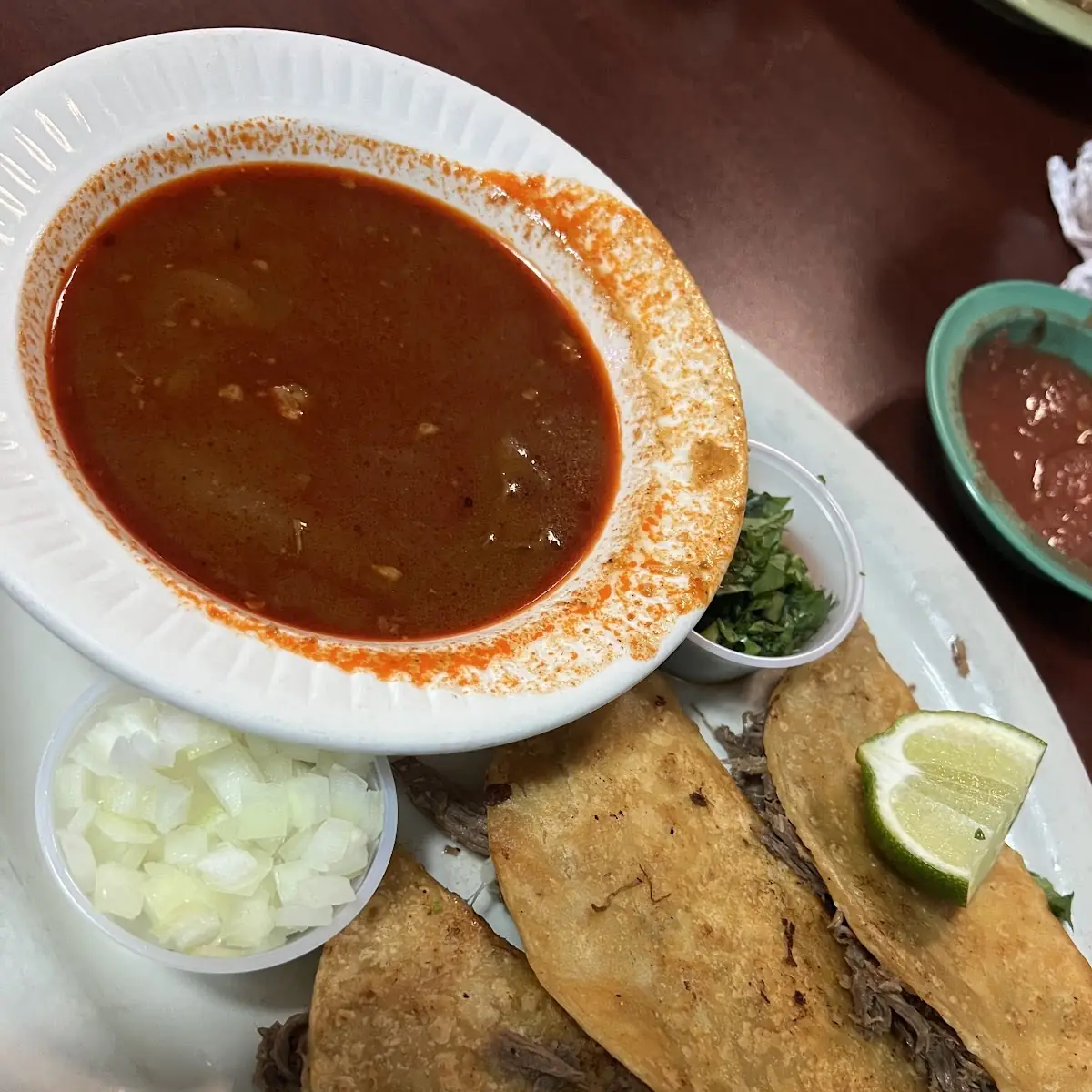 Birria Taco with Consommé Dip