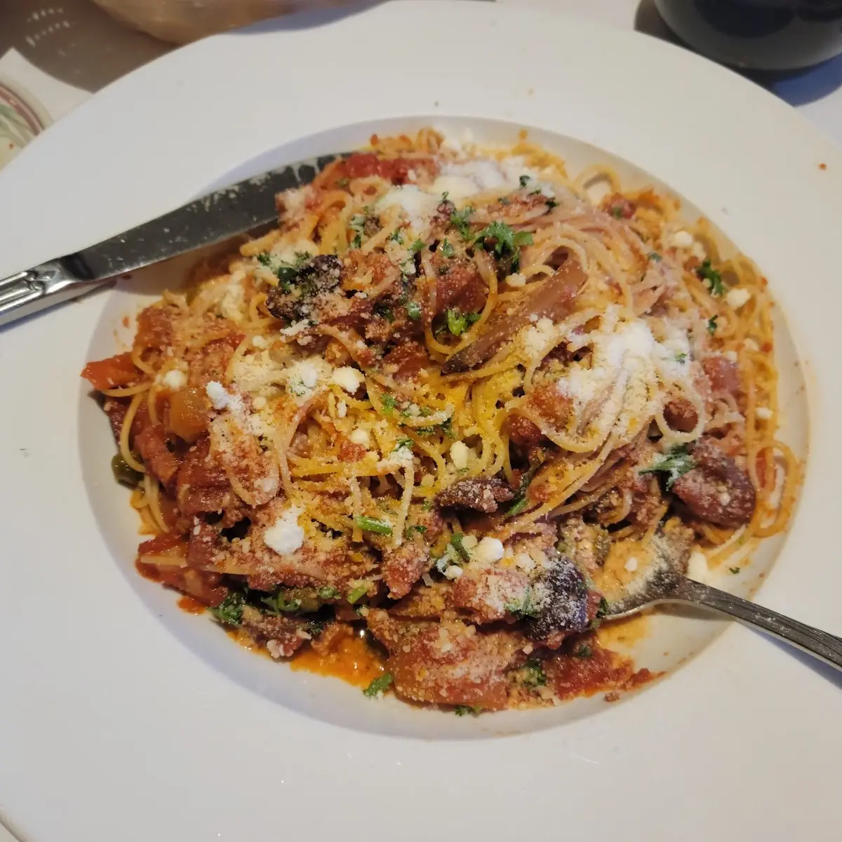 Angel Hair Pasta a La Putanesca