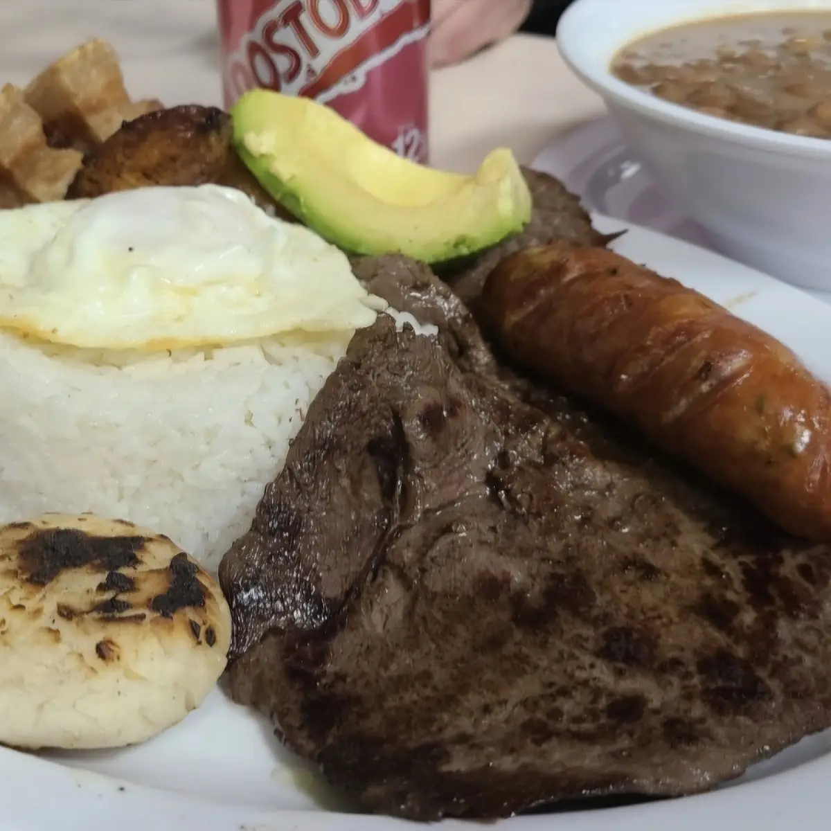 Bandeja Paisa Typical Colombian Dish