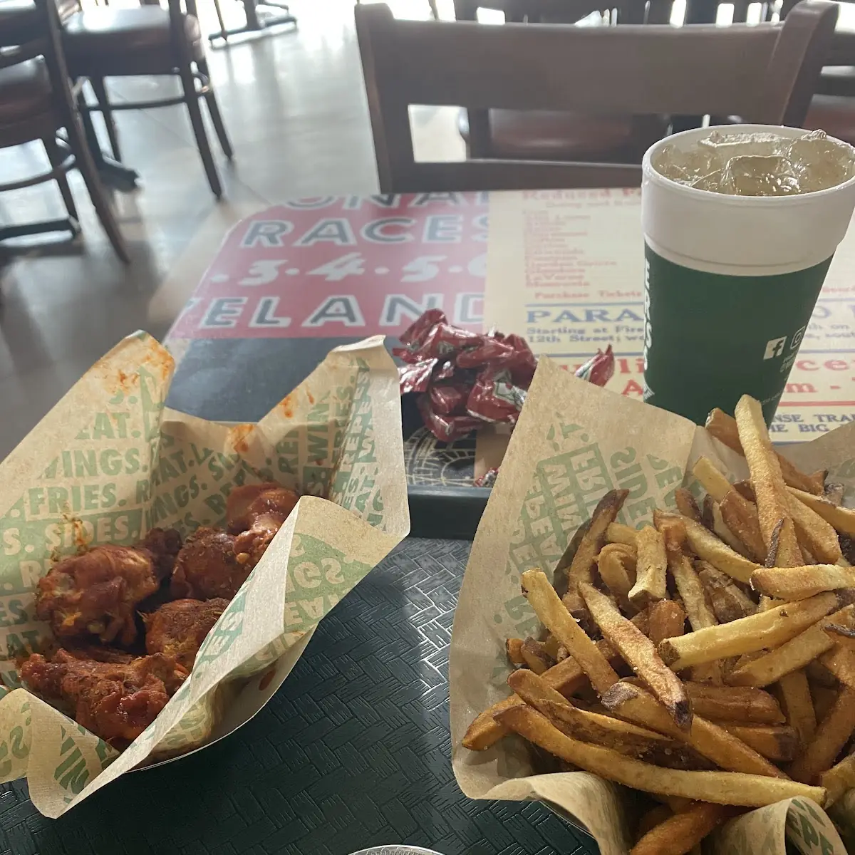 6 Piece Cajun Wings Combo