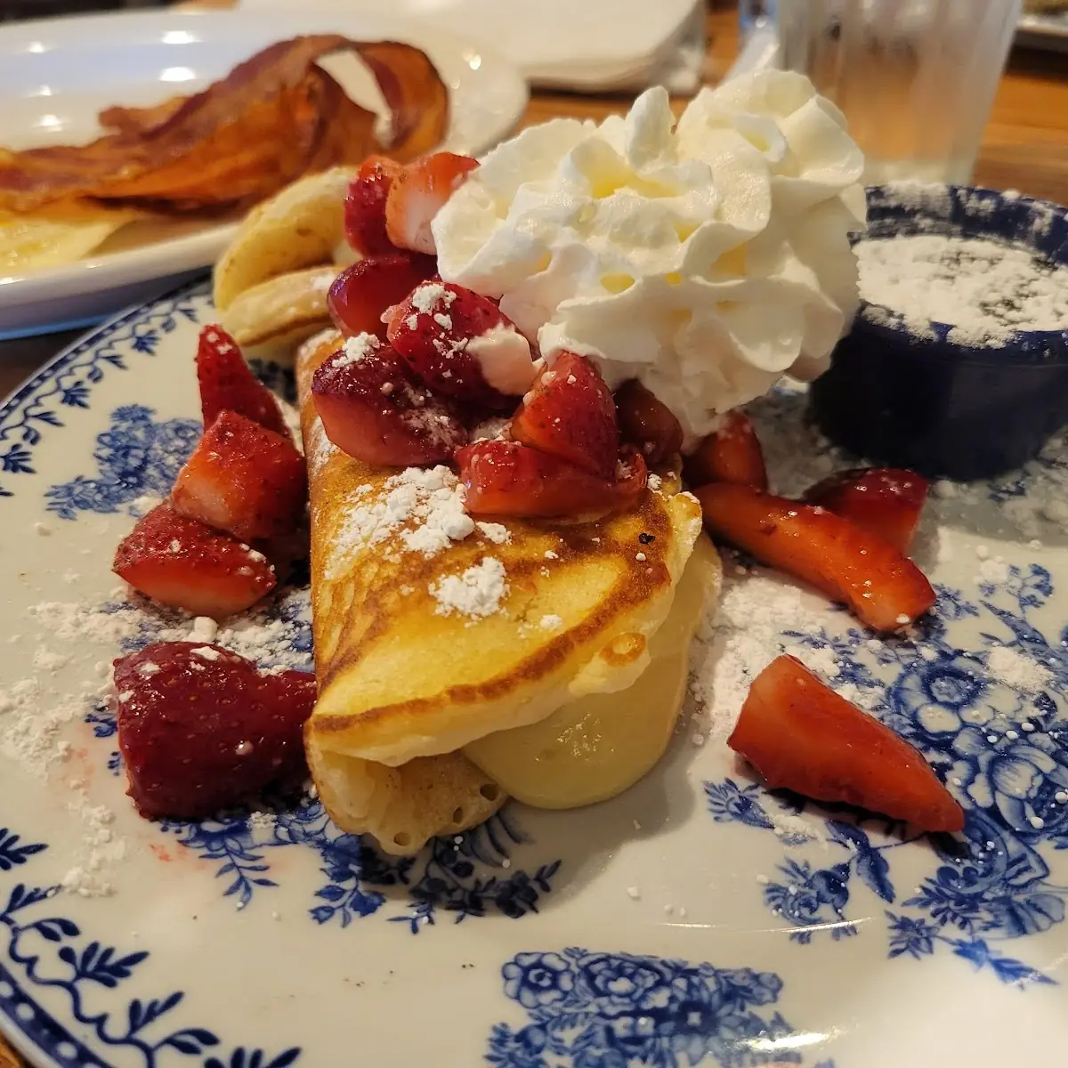 Cream Cheese Pancake Breakfast