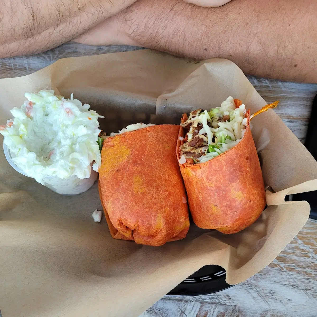 Crab Cake Wrap
