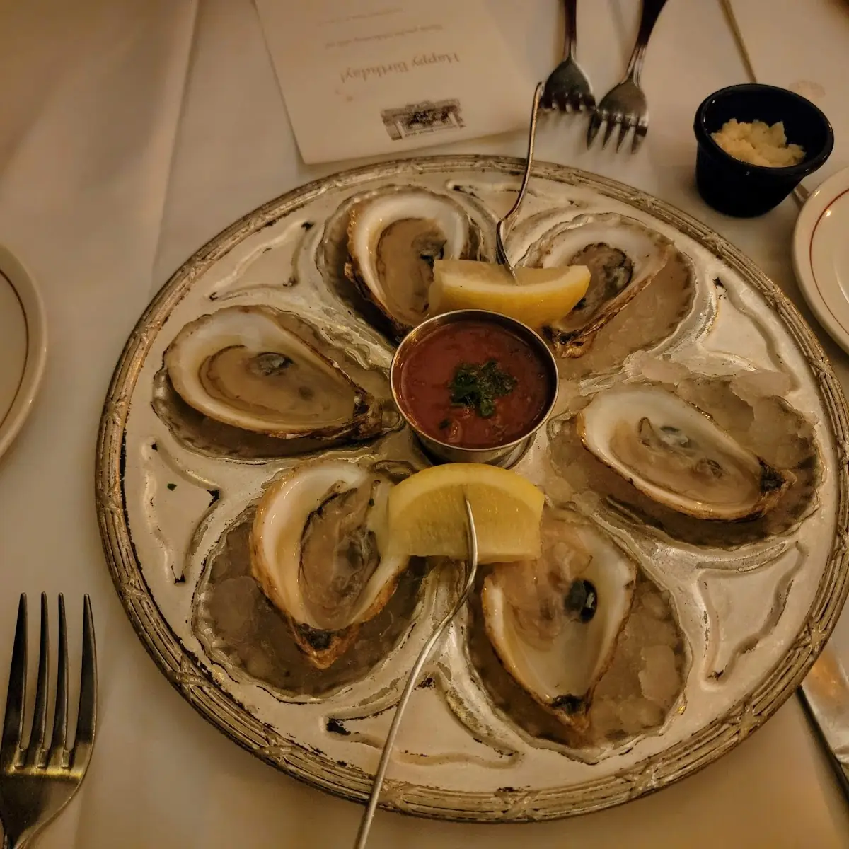 Oysters on the Half Shell