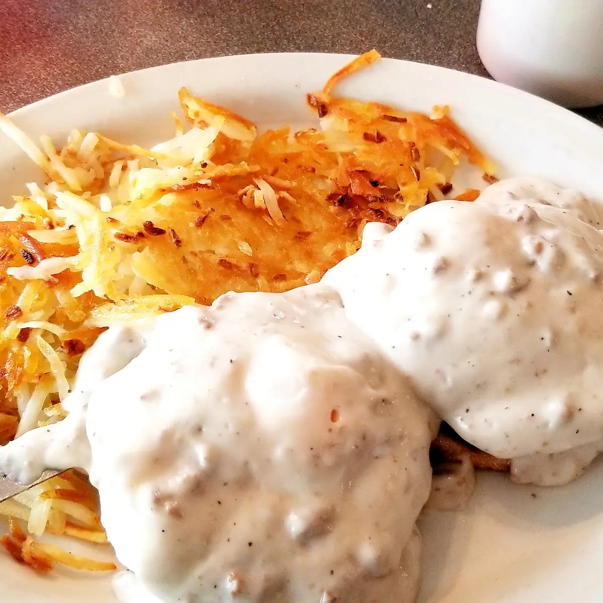 Sausage Gravy and Biscuits