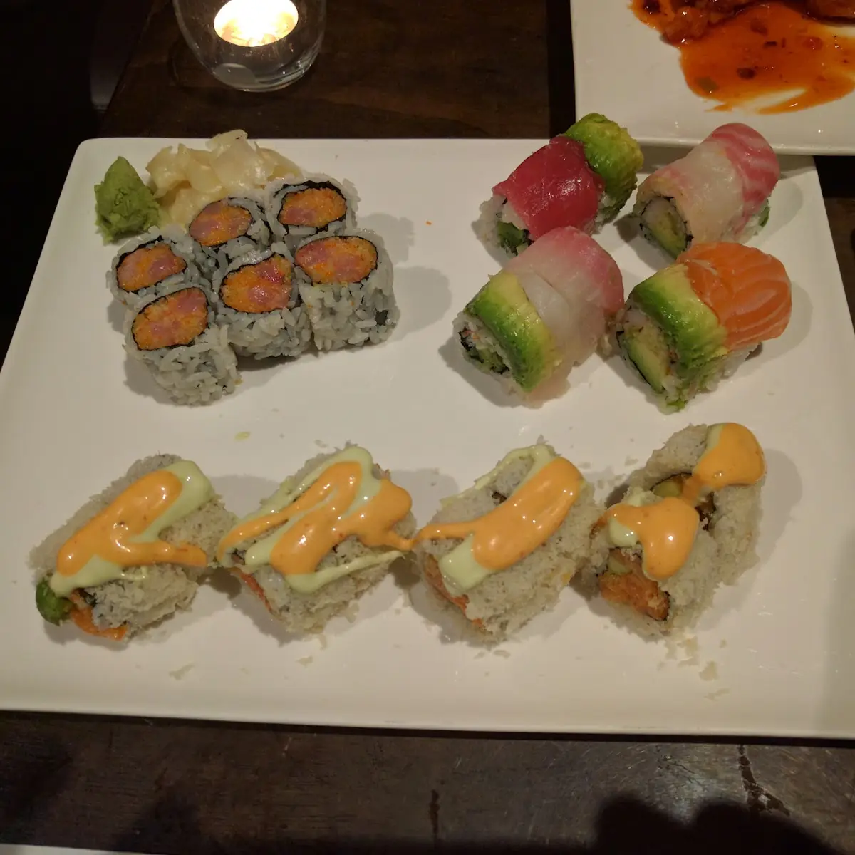 Crunchy Roll Rainbow Roll