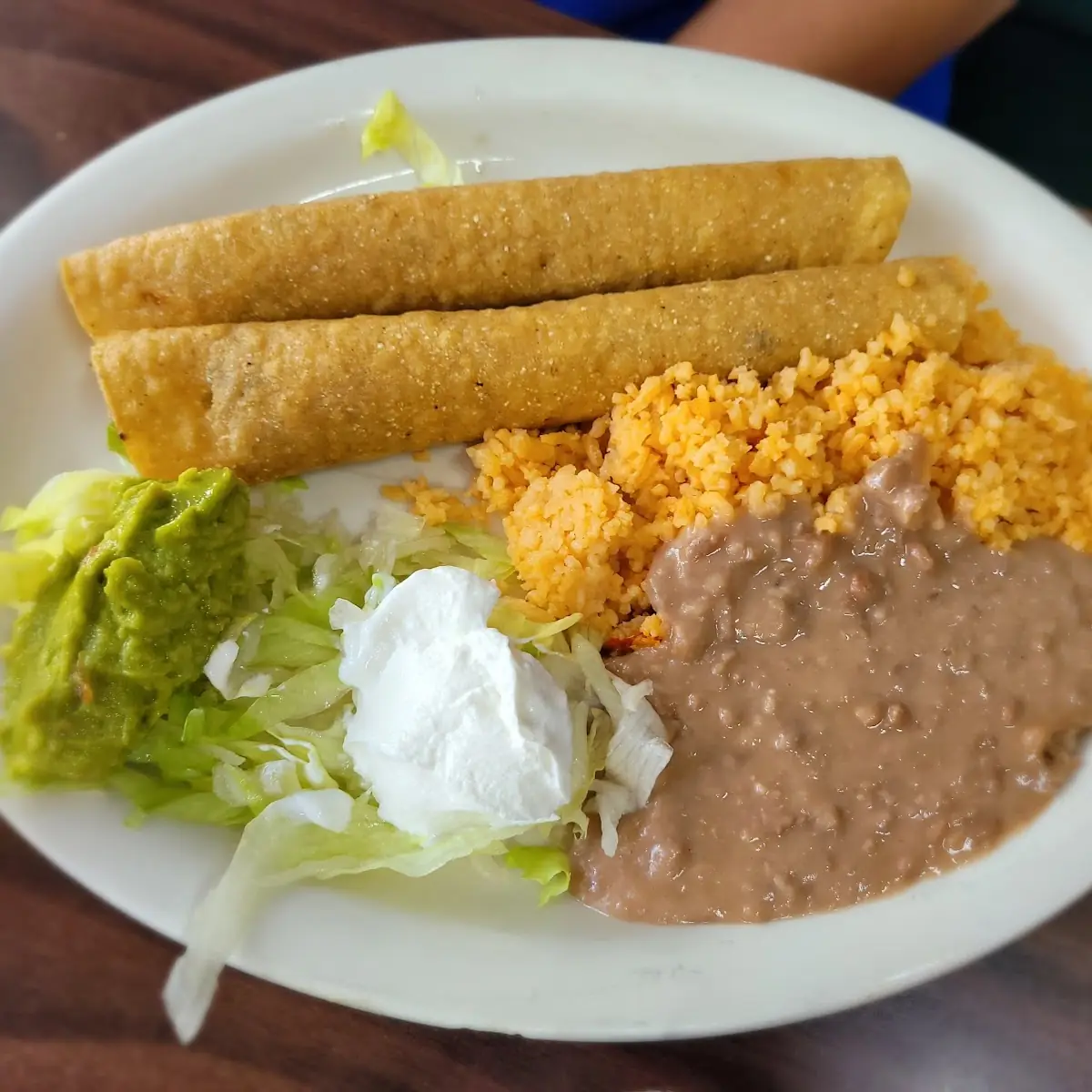 Served with Rice Beans & Tortillas