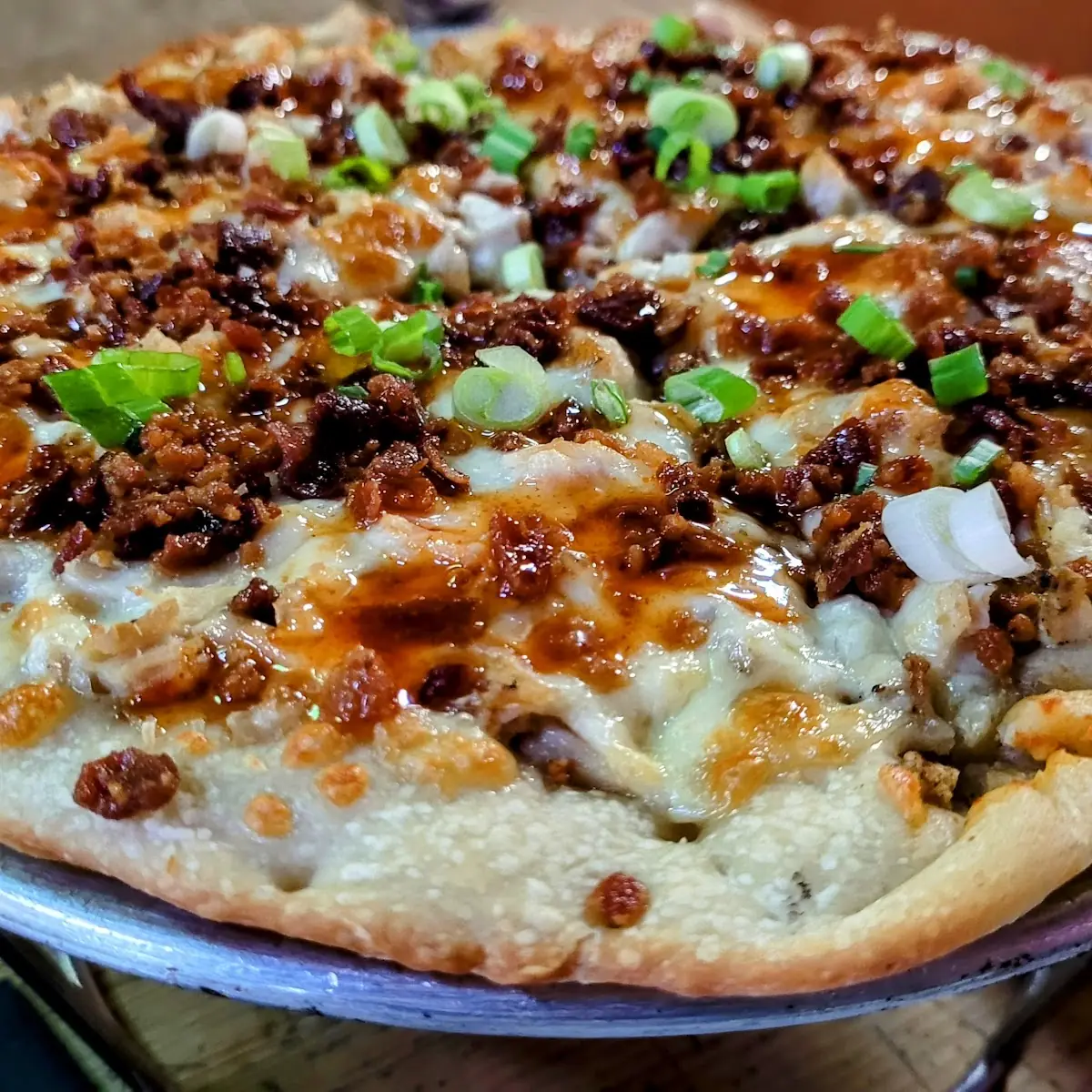 Honey Sriracha Chicken Pizza