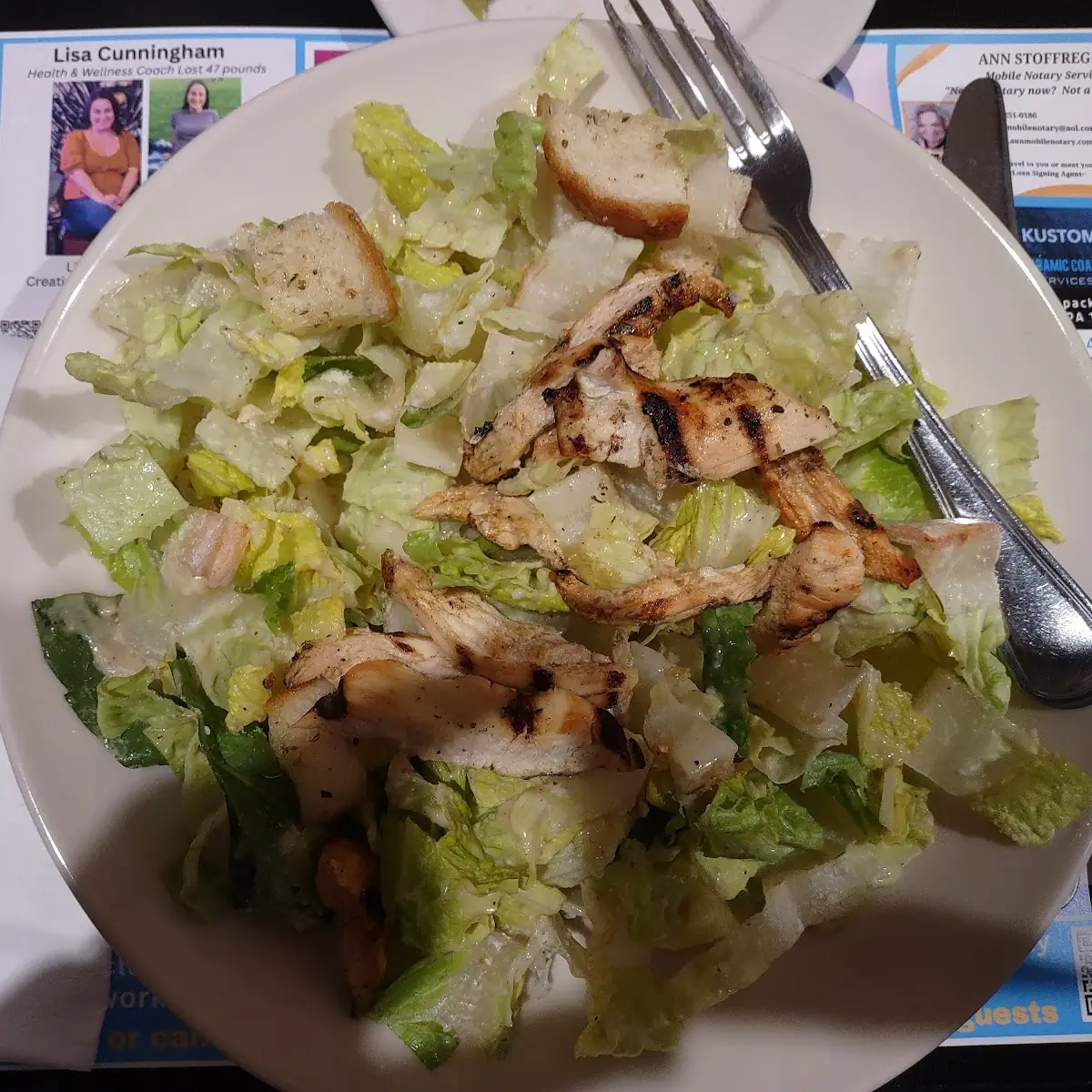 Caesar Salad with Grilled Chicken