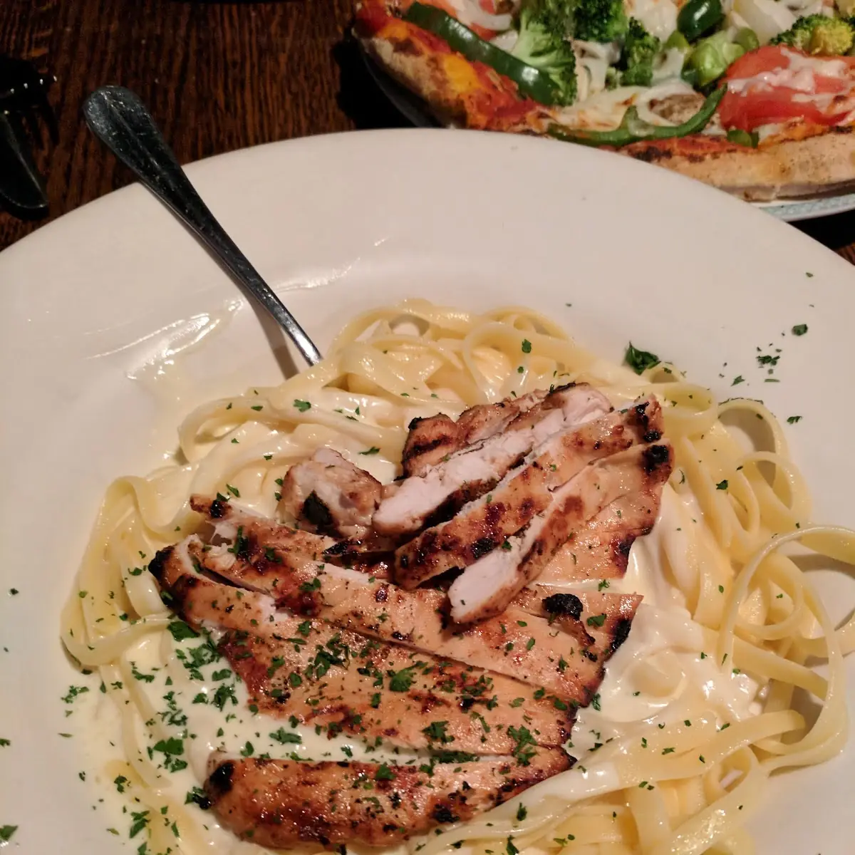 Fettuccine Alfredo with Chicken