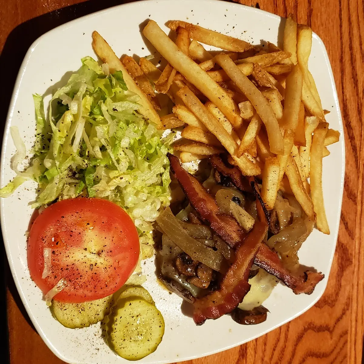 Bacon Cheeseburger Without the Bun
