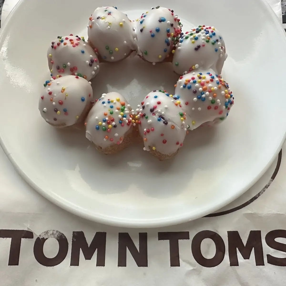 Sprinkle Mochi Donut