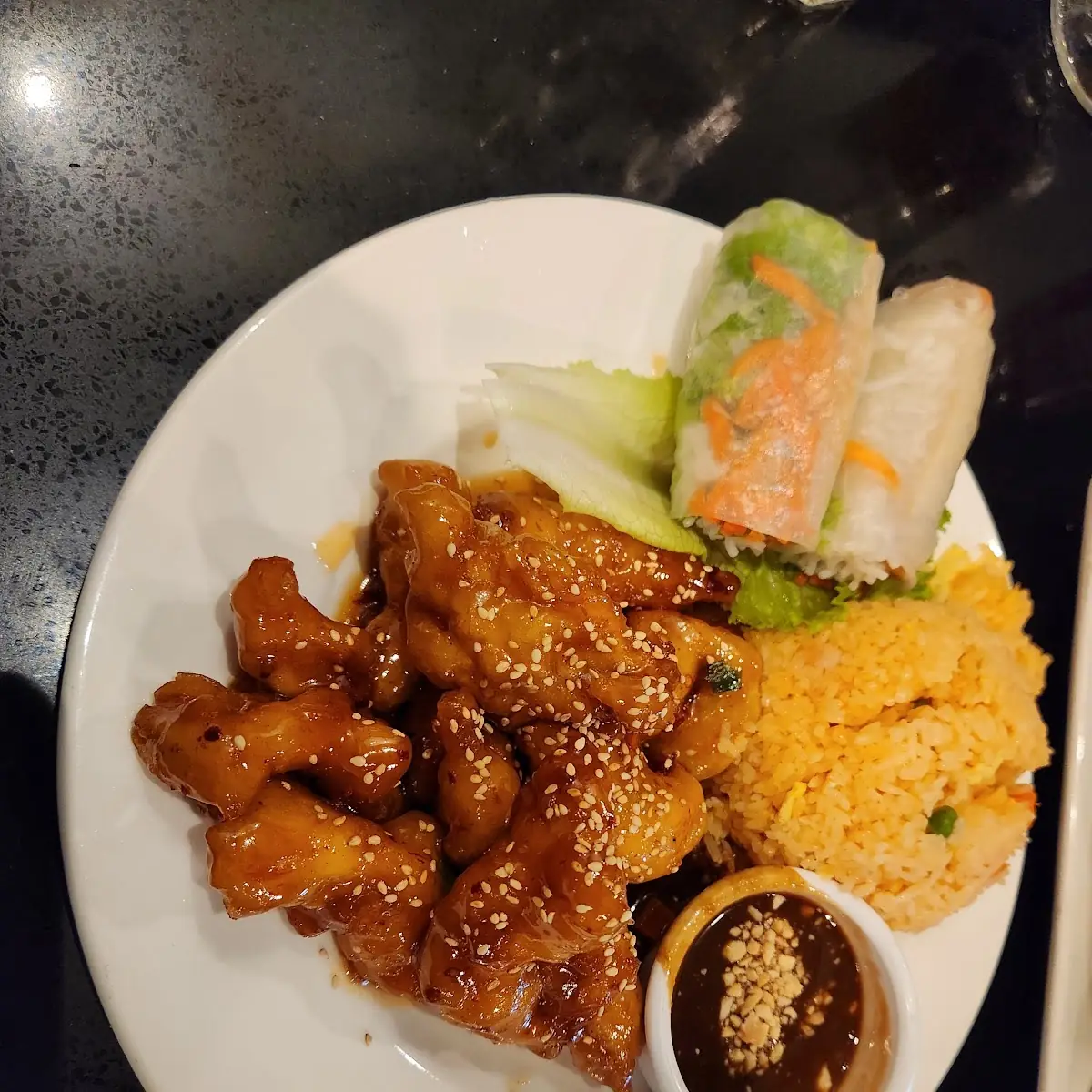 Sesame Chicken Lunch