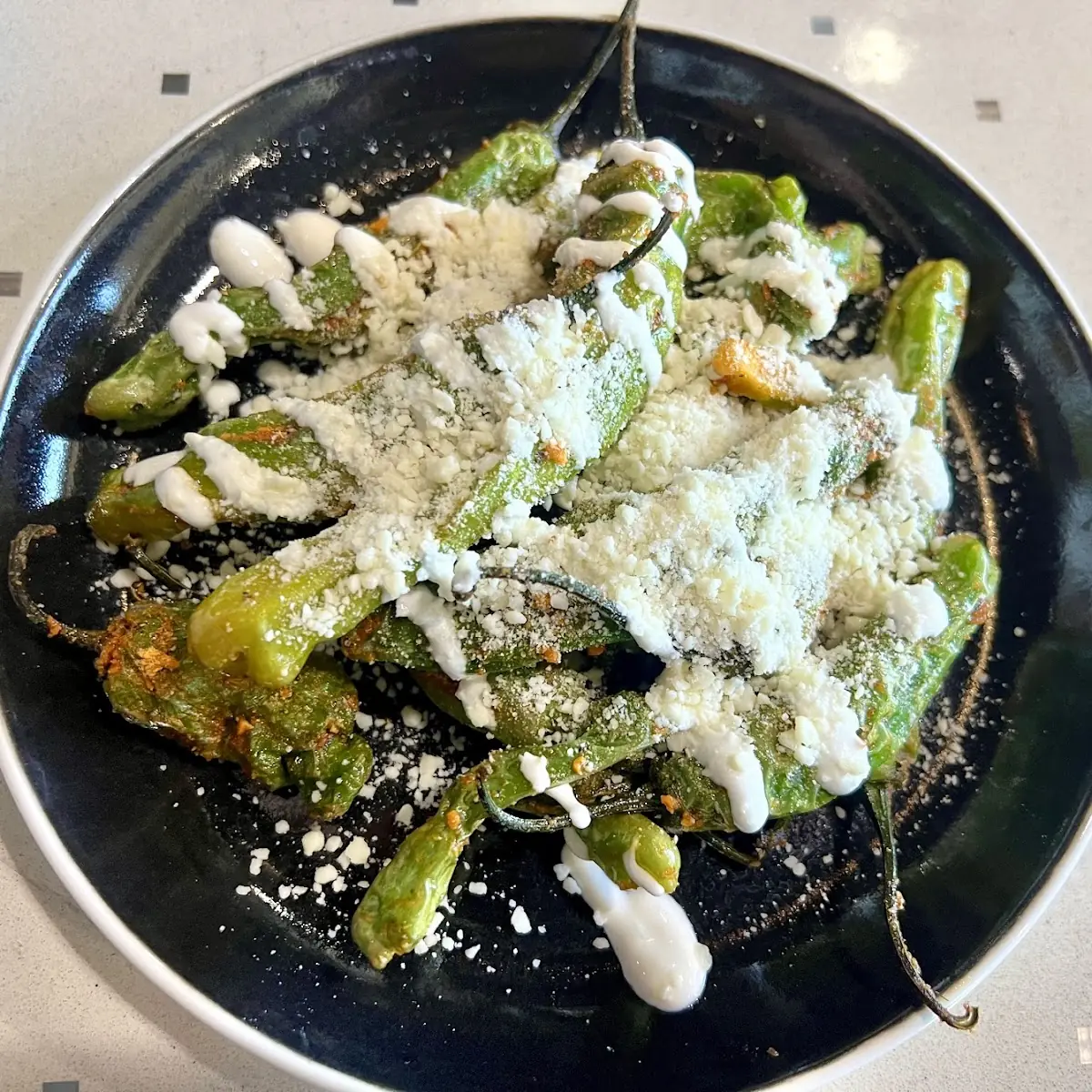 Blistered Shishito Peppers