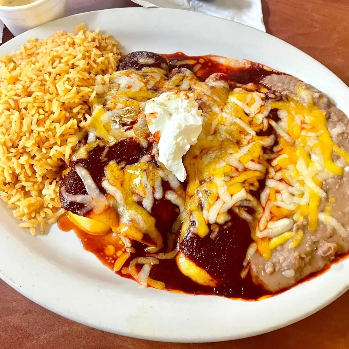 Mole Enchiladas