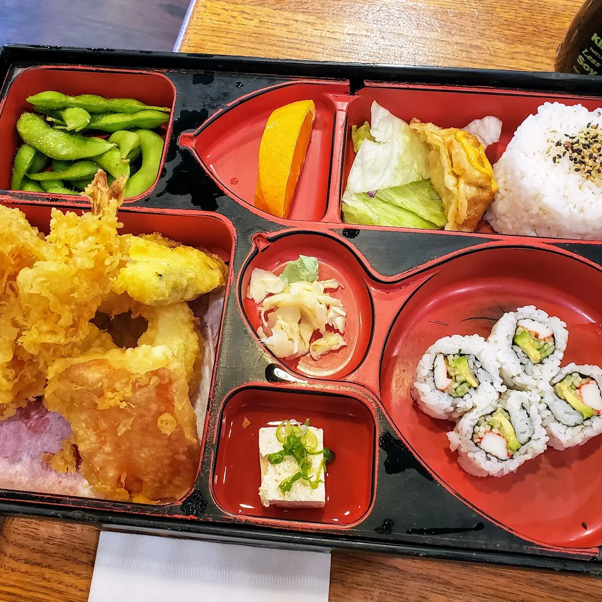 Shrimp Bento Box