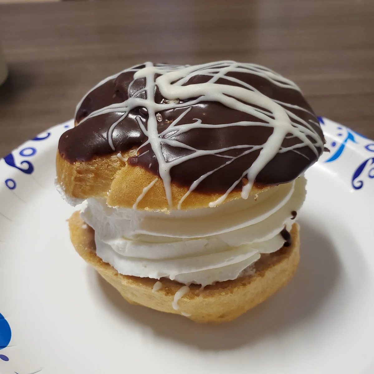 Chocolate Covered Cream Puff