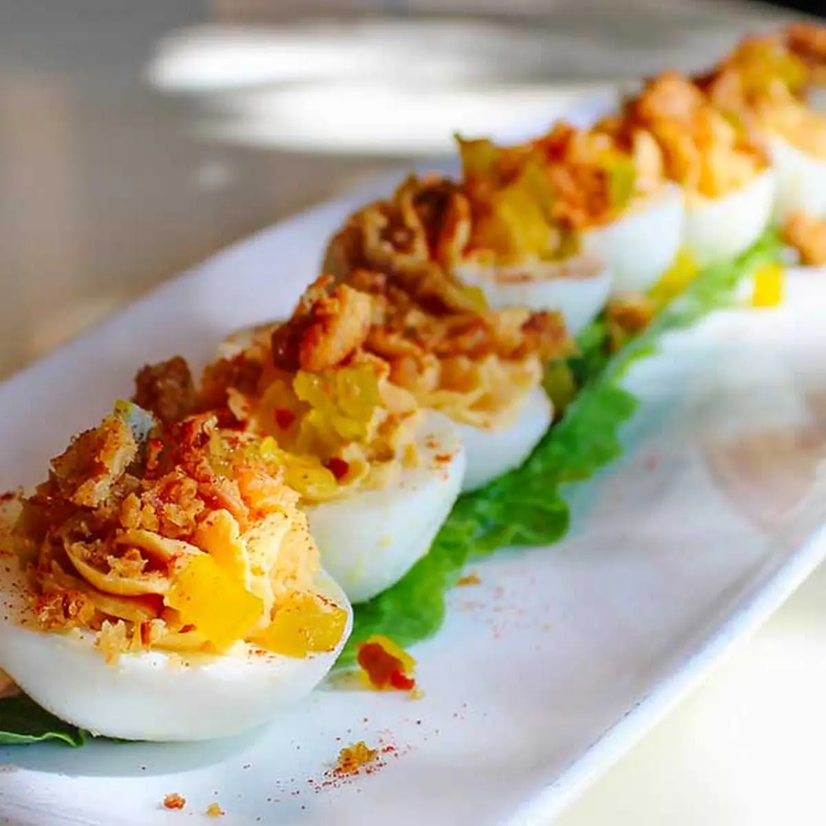 Voodoo Deviled Eggs