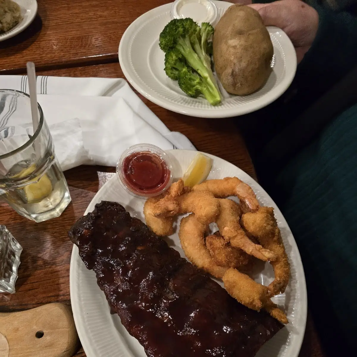 2 Half Slabs Barbecued Baby Back Ribs