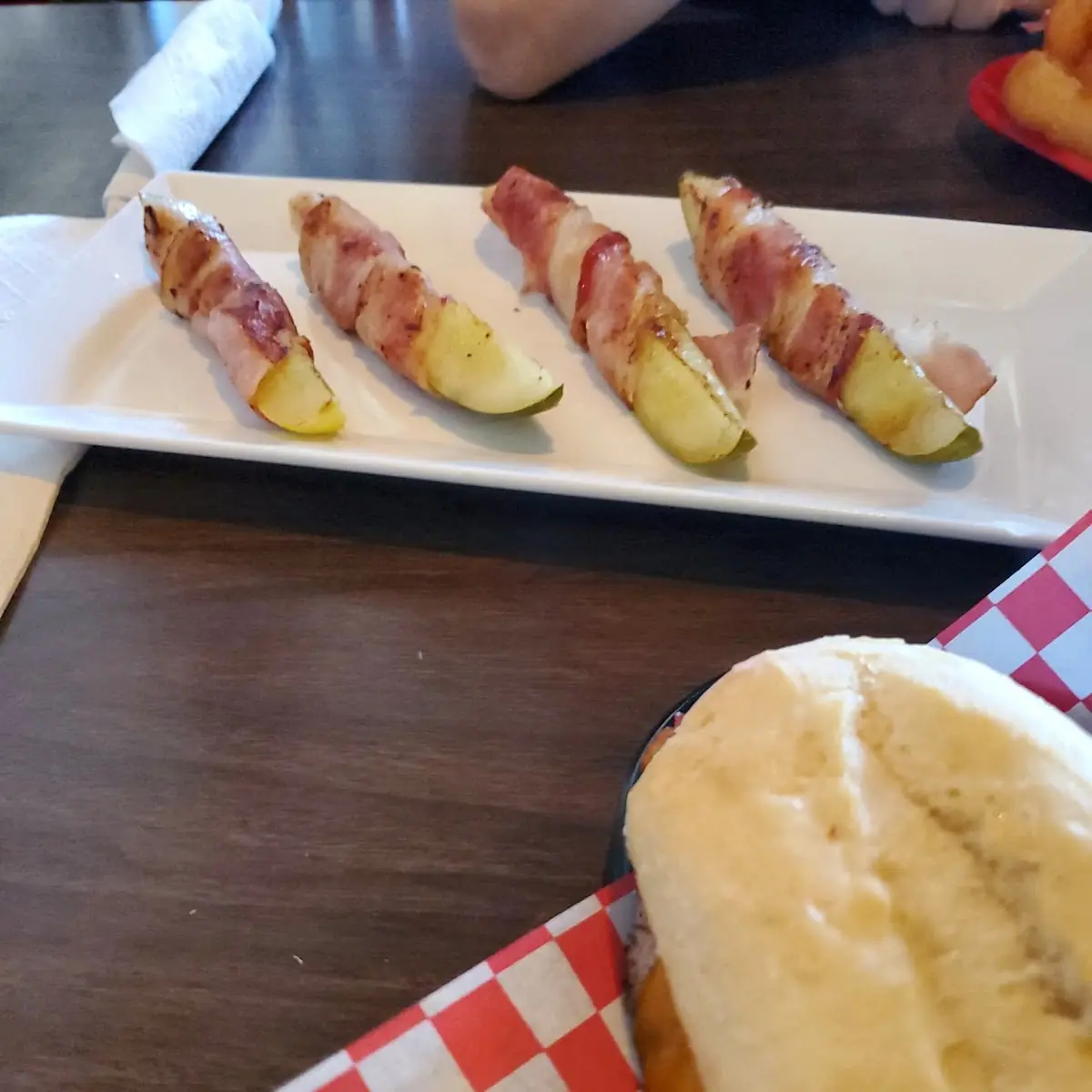 Bacon Wrapped Pickle Fries